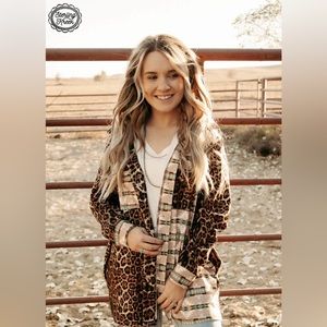 Purrty in Aztec Shacket